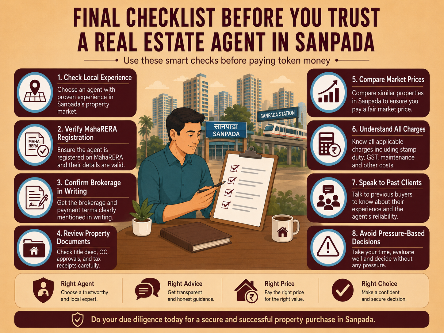 Check the Agent’s Experience in Your Type of Deal sanpada