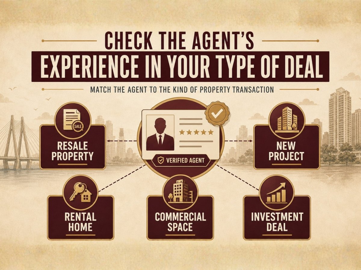 Check the Agent’s Experience in Your Type of Deal is visible in this image.