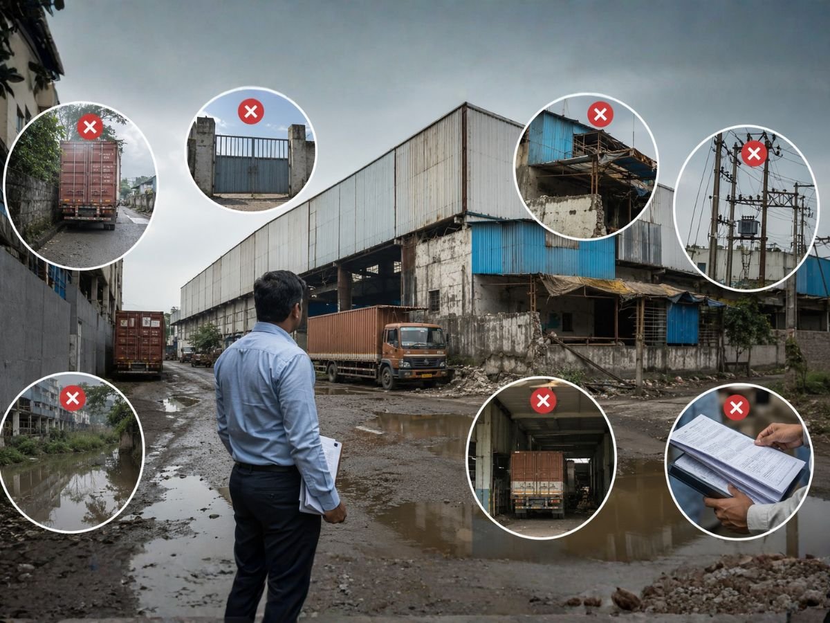Common Mistakes While Choosing Industrial Property Near Navi Mumbai