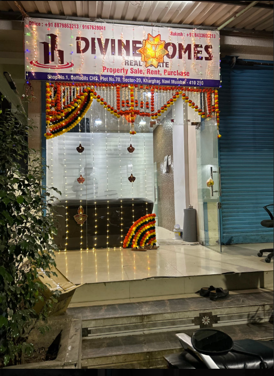 Divine homes kharghar entrance different angel is visible in this image.