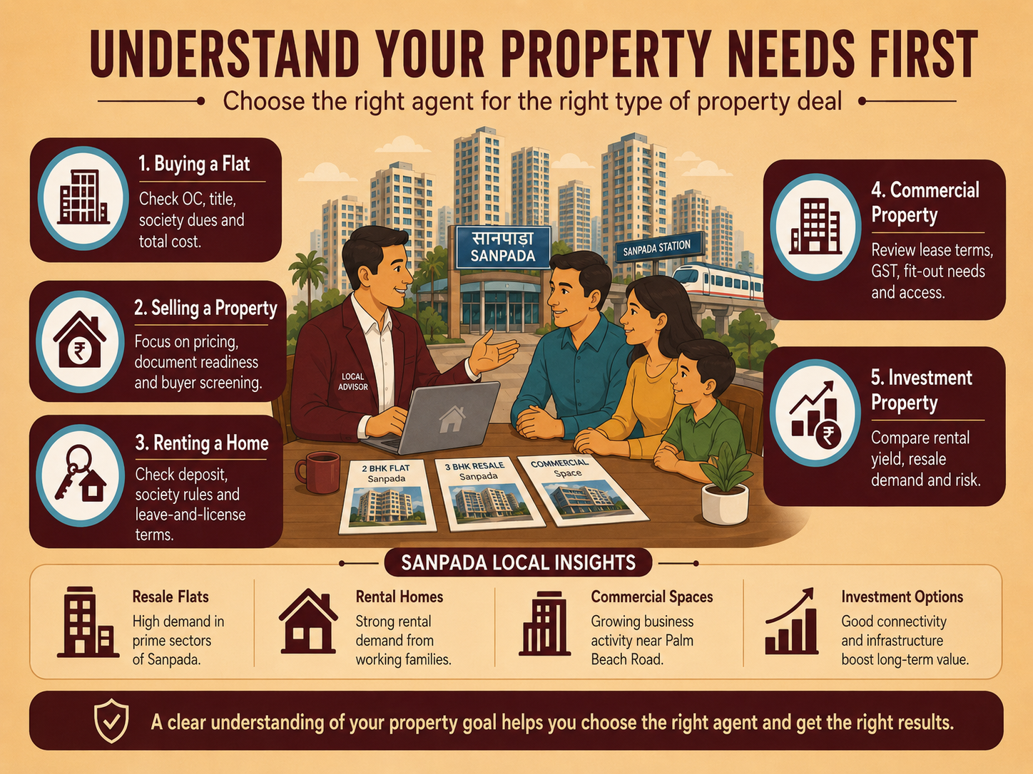 Documents a Good Real Estate Agent Should Help You Check in Sanpada