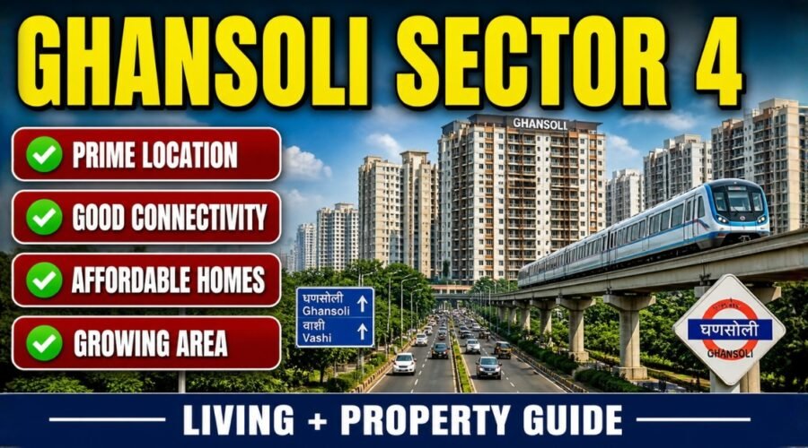 Sector 4 Ghansoli: Complete Location, Living, Property & Connectivity Guide