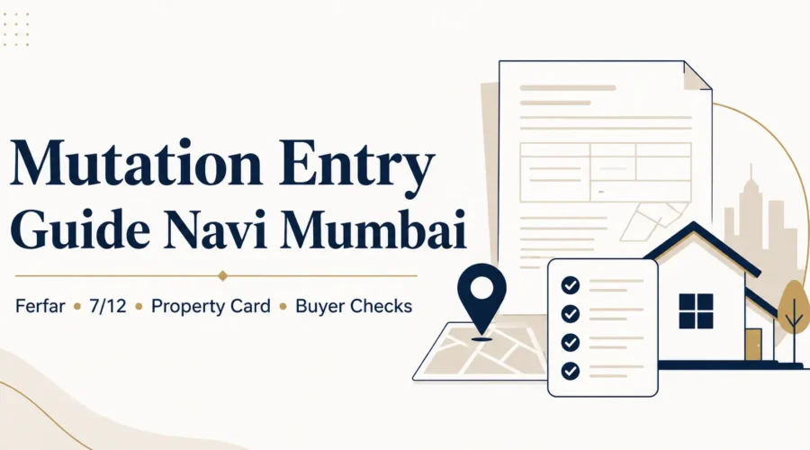 Mutation Entry Guide Navi Mumbai: Meaning, Ferfar, 7/12, Property Card and Buyer Checks