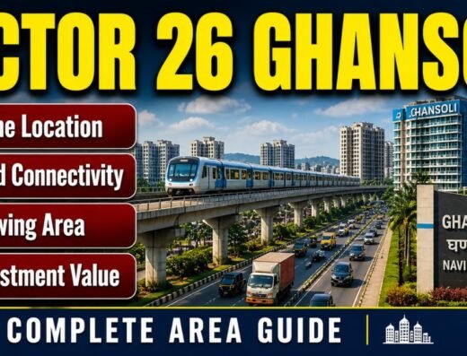 Sector 26 Ghansoli is visible in this image.