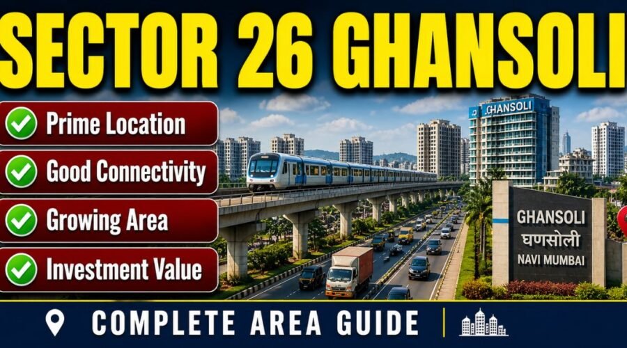 Sector 26 Ghansoli: Location, Property Rates, Connectivity & Living Guide