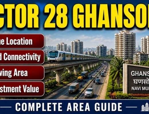 Sector 28 Ghansoli is visible in this image.