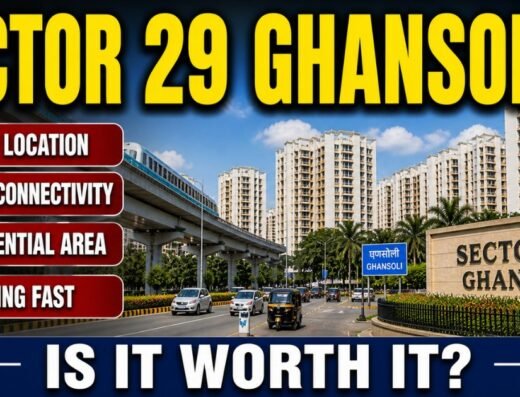 Sector 29 Ghansoli is visible in this image.