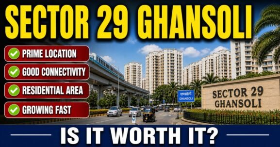 Sector 29 Ghansoli is visible in this image.