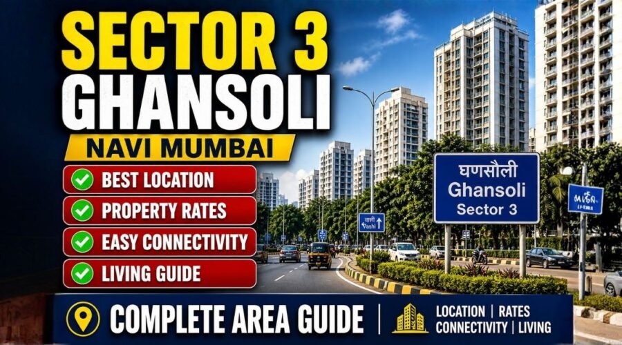 Sector 3 Ghansoli: Location, Property Rates, Connectivity & Living Guide