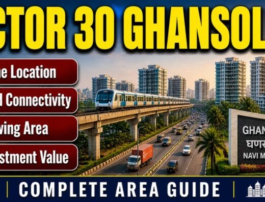 Sector 30 Ghansoli is visible in this image.