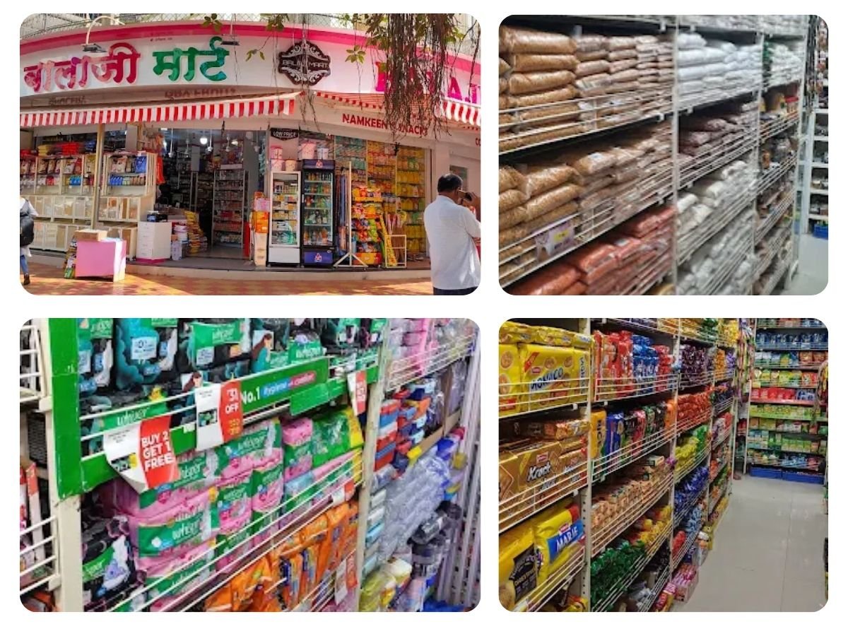 Shops in sector 3 ghansoli navi mumbai is visible in this image