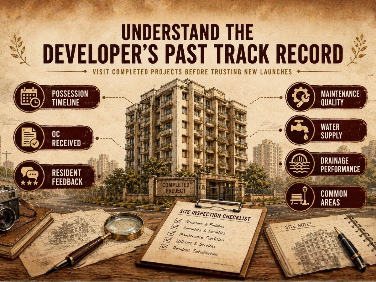 Understand the Developer’s Past Track Record in Kamothe is visible in this image.