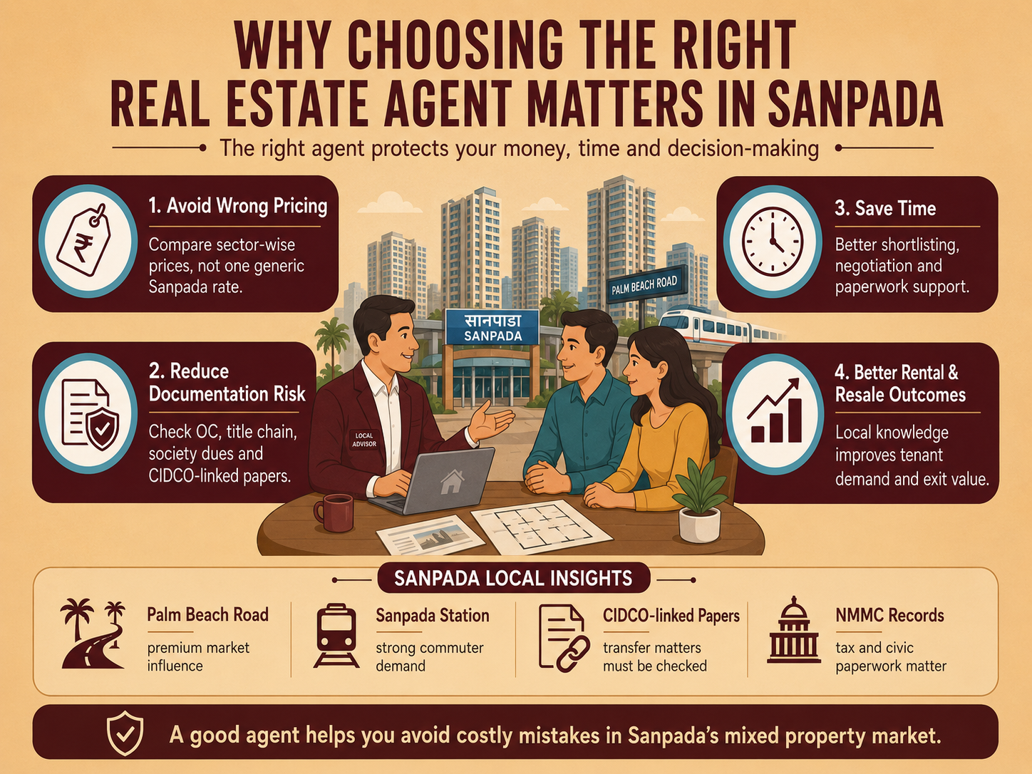 Why Choosing the Right Real Estate Agent Matters in Sanpada
