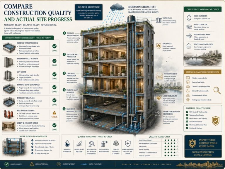 construction quality check in belapur projects is visible in this image.