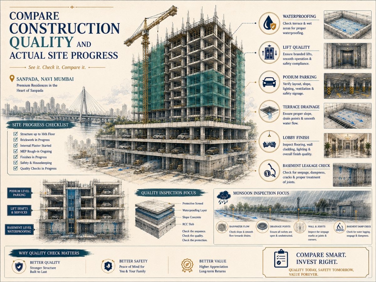 construction quality check in sanpada projects is visible in this image.