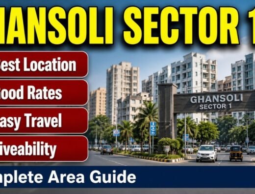 ghansoli sector 1 complete area guide is visible in this image