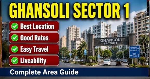 ghansoli sector 1 complete area guide is visible in this image