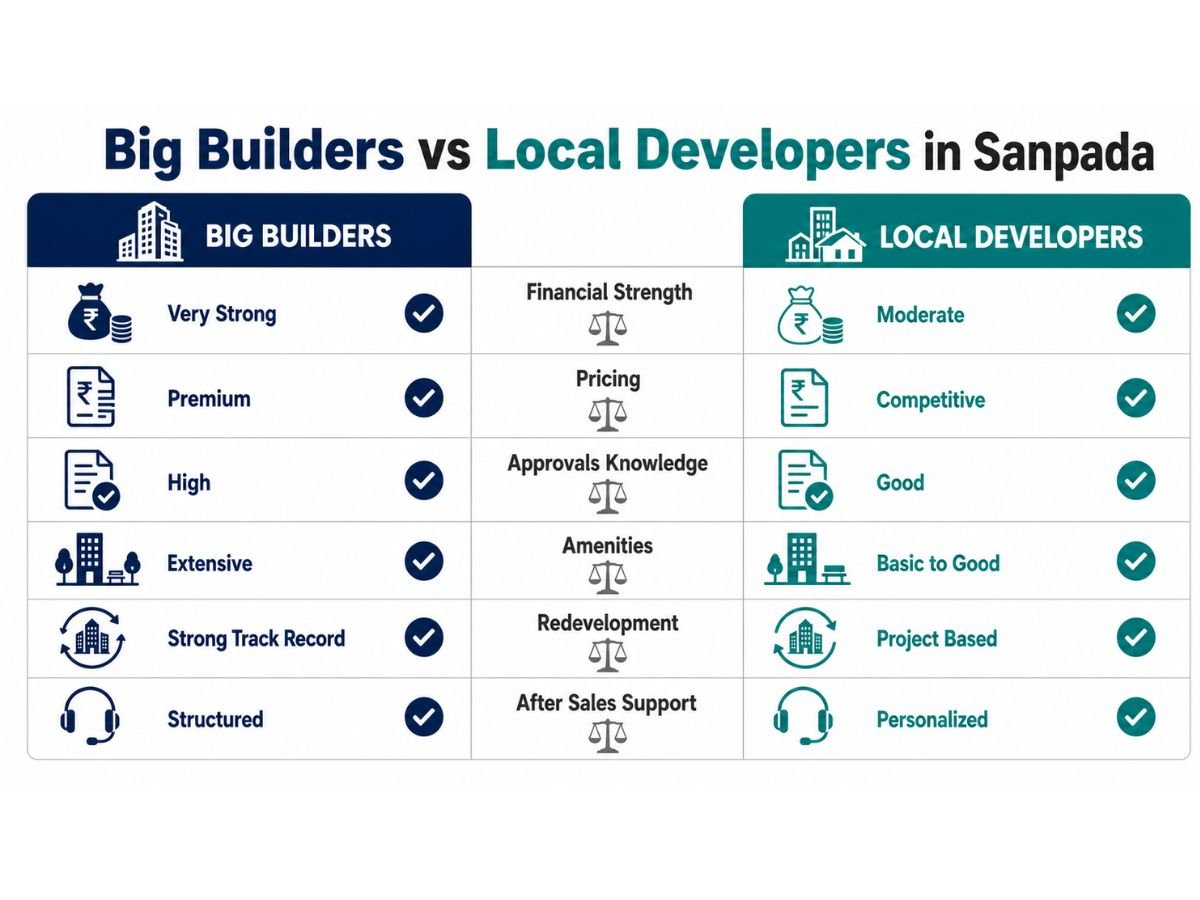 real estate developers in Sanpada