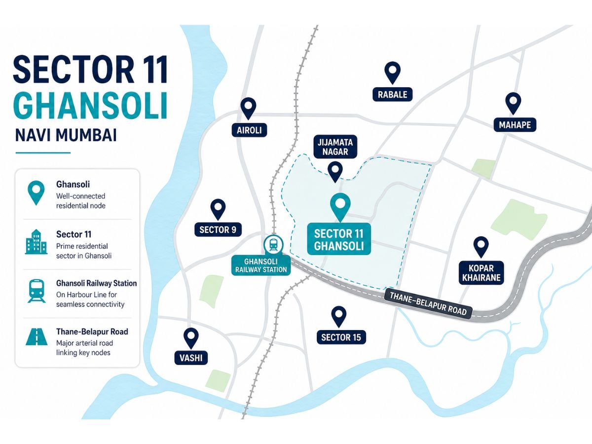 sector-11-ghansoli-location-map-navi-mumbai is visible in this image