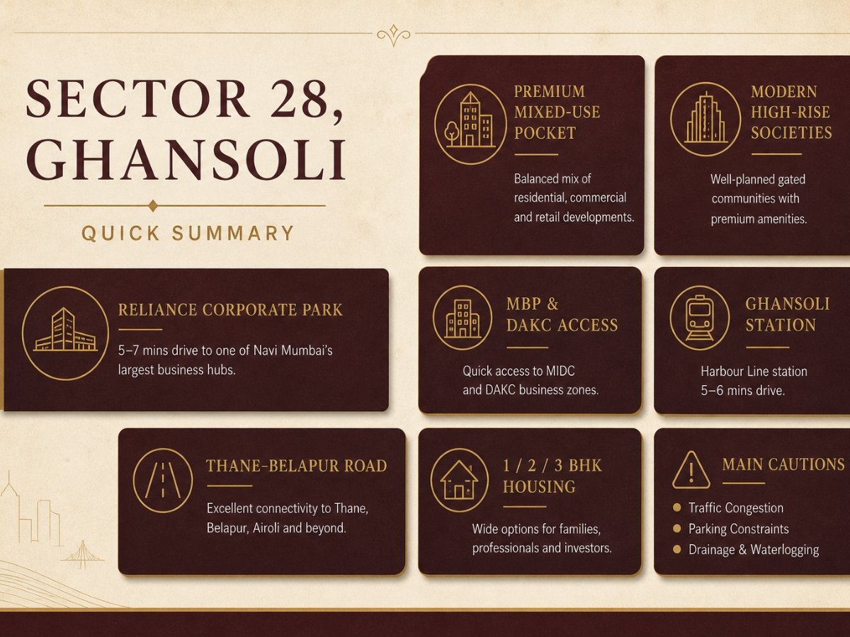 sector 28 ghansoli property rates is visible in this image.