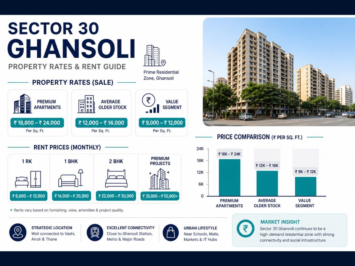 sector-30-ghansoli-property-rates-infographic is visible in this image