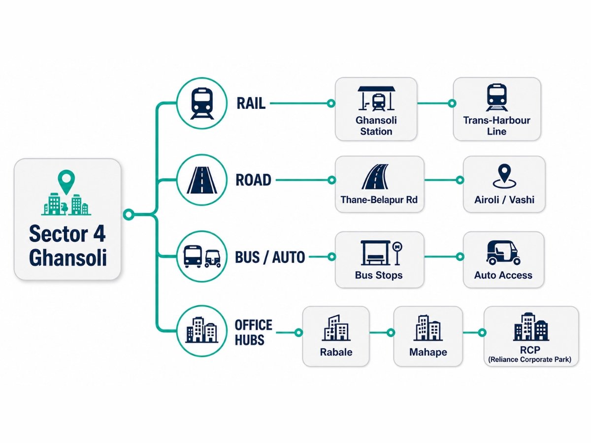 sector-4-ghansoli-connectivity-guide-infographic is visible in this image
