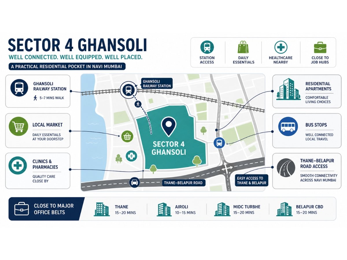 sector-4-ghansoli-overview-infographic is visible in this image