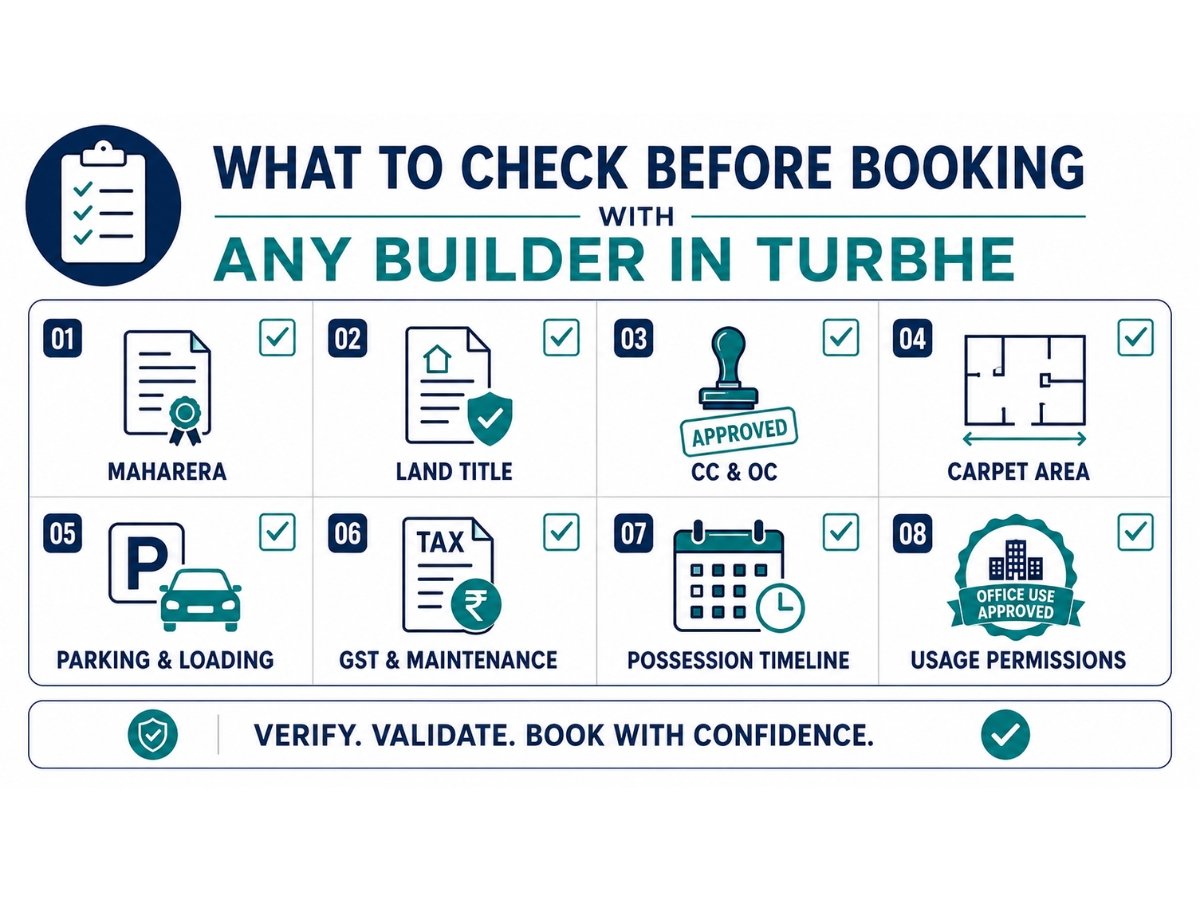 tescongreen-plan-m-business-park-turbhe-infographic is visible in this image