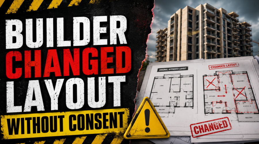 Builder Changed Layout Without Consent in Navi Mumbai