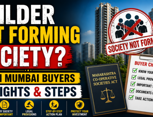Builder Not Forming Society Rights & Steps for Navi Mumbai Buyers