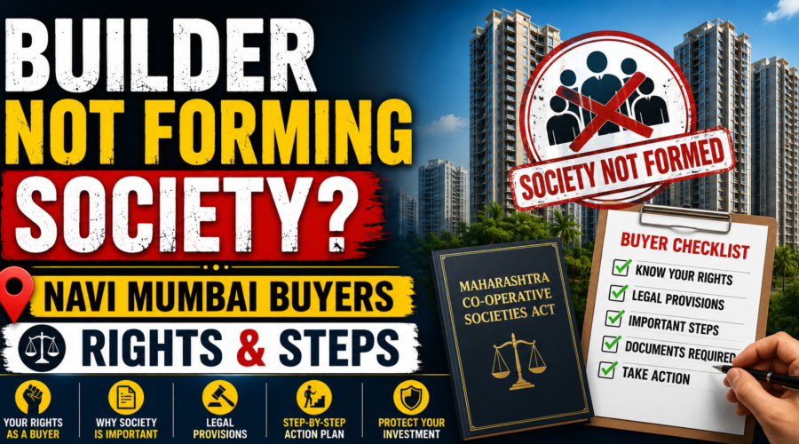 Builder Not Forming Society in Navi Mumbai? Rights & Steps for Buyers