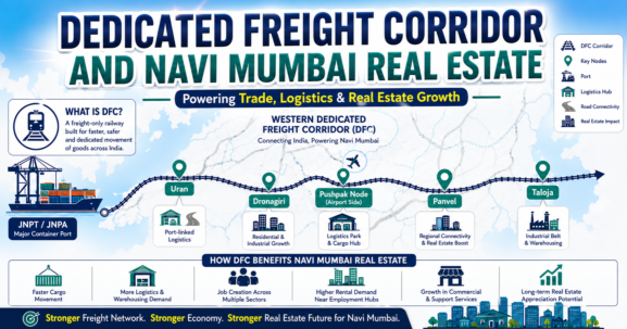 Dedicated Freight Corridor for Navi Mumbai real estate