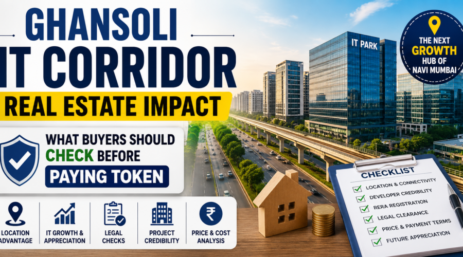 Ghansoli IT Corridor Real Estate Impact: What Buyers Should Check Before Paying Token