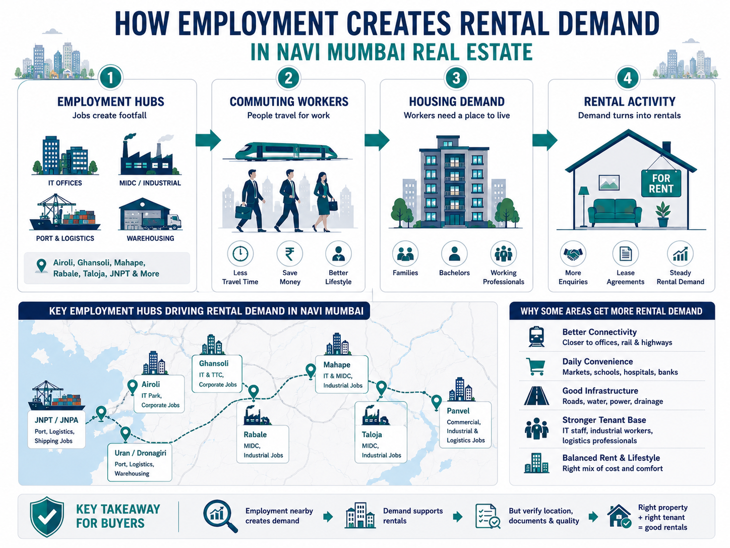 How employment create rental demand