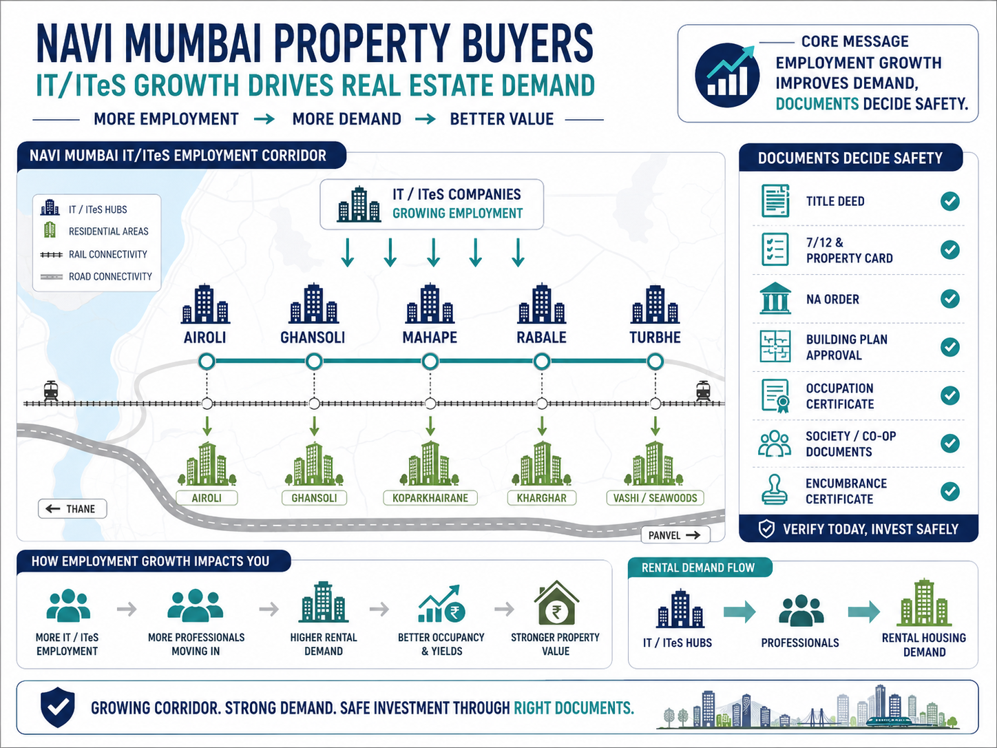 IT ITeS Growth and Navi Mumbai Real Estate: What Buyers Must Check Before Investing