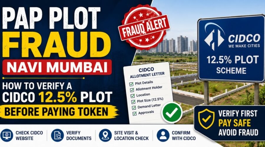 PAP Plot Fraud Navi Mumbai: How to Verify a CIDCO 12.5% Plot Before Paying Token