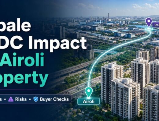Rabale MIDC Impact on Airoli Property thumbnail is visible in this image.