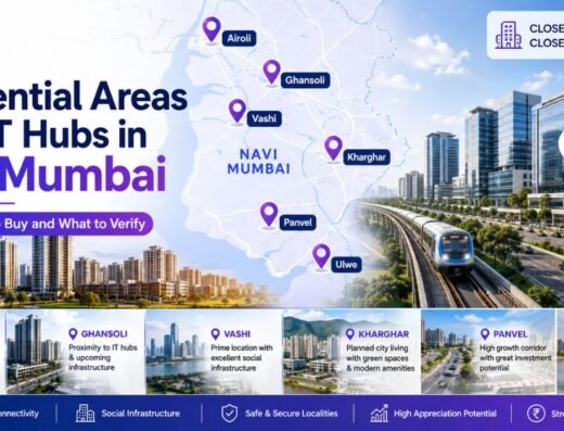 Residential Areas Near IT Hubs in Navi Mumbai thumbnail is visible in this image.