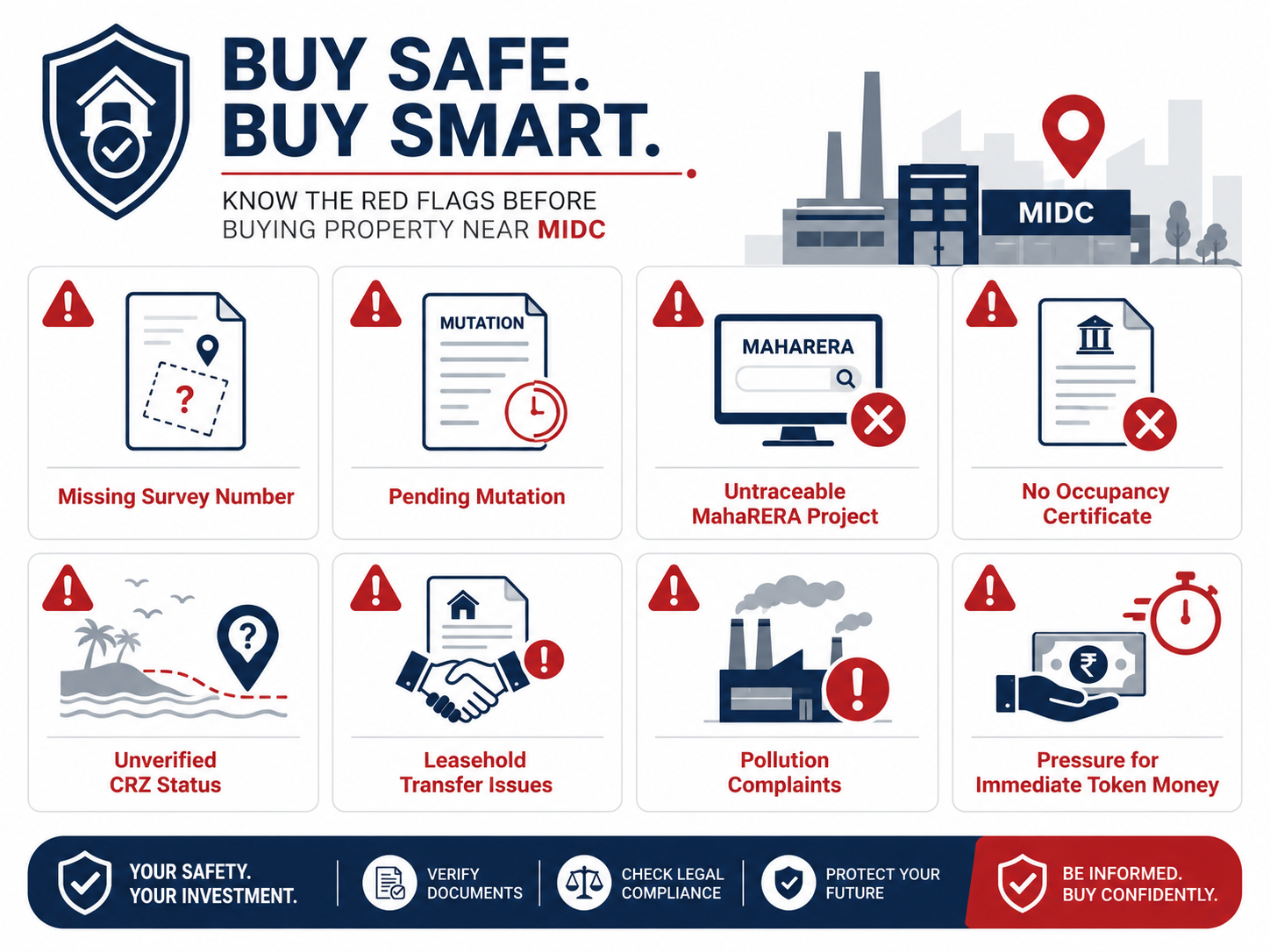 Risks of Buying Property Near MIDC in Navi Mumbai