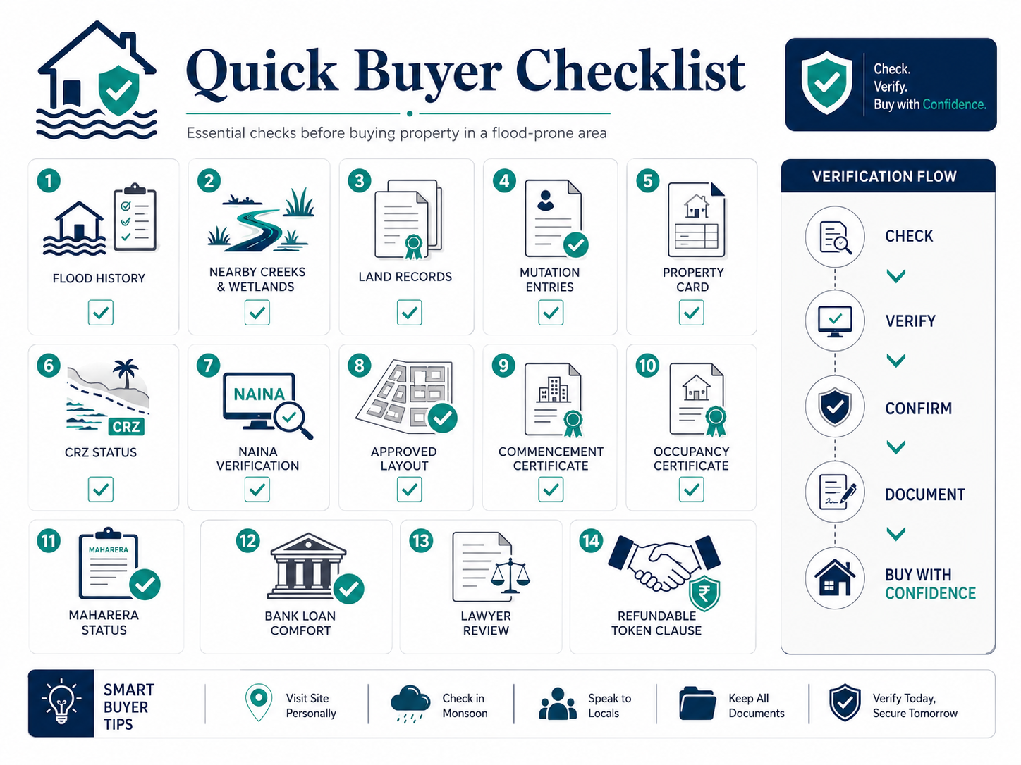 Risks of Buying Property in Flood Prone Area Navi Mumbai Buyer Checklist