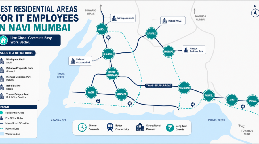 Best Areas for IT Employees in Navi Mumbai