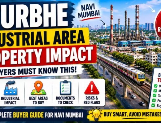 Turbhe Industrial Area Property Impact thumbnail is visible in this image.