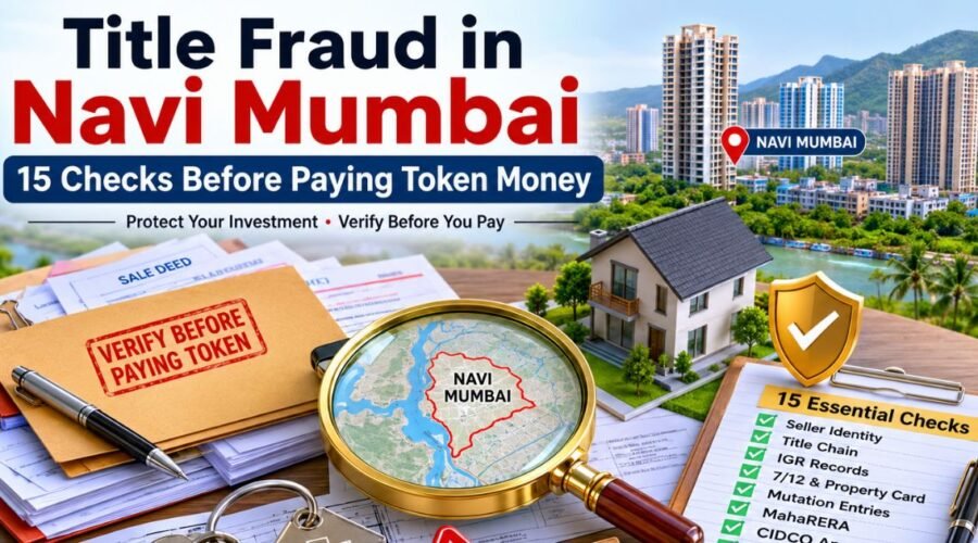 Title Fraud Property Navi Mumbai: 15 Checks Before Paying Token Money