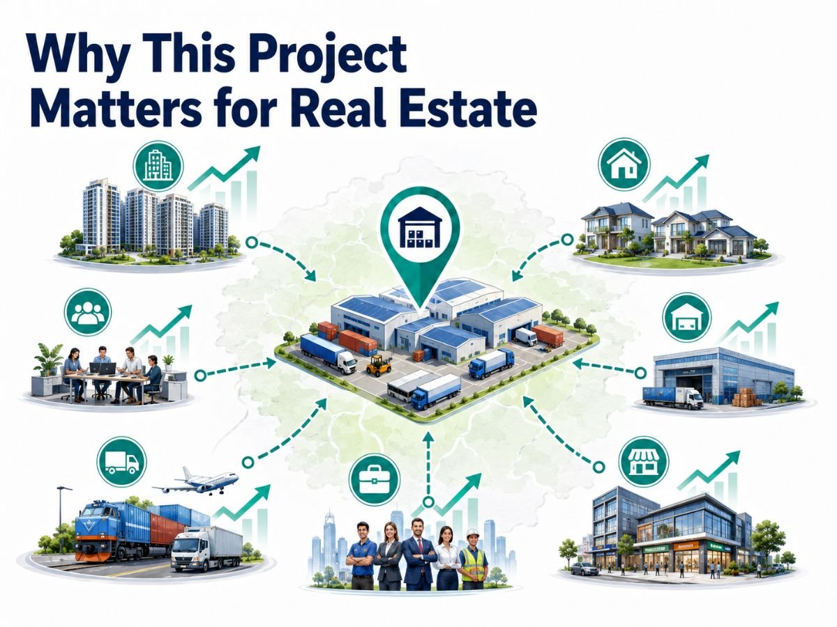 Why This Project Matters for Real Estate is visible in this image
