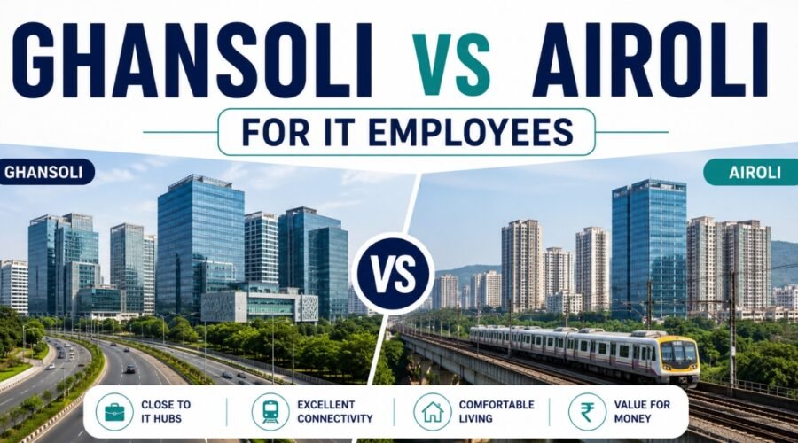 Ghansoli vs Airoli for IT Employees: Which Navi Mumbai Area Is Better?