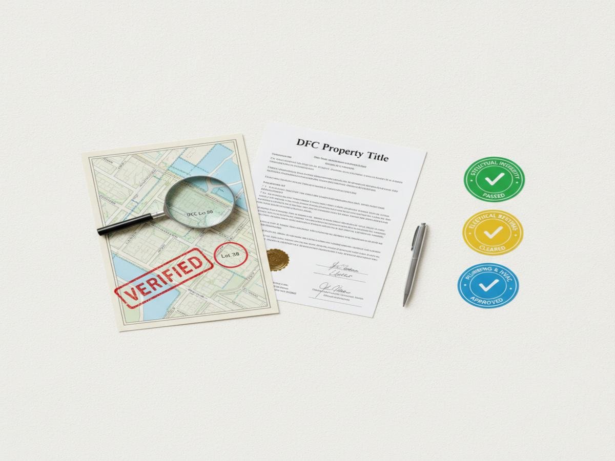 How to Verify a DFC Property Claim is visible in this image