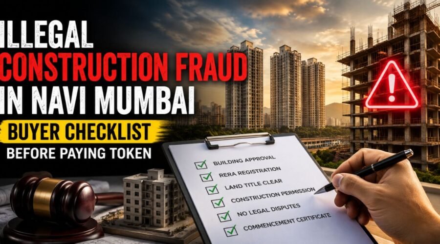 Illegal Construction Fraud in Navi Mumbai: Buyer Checklist Before Paying Token