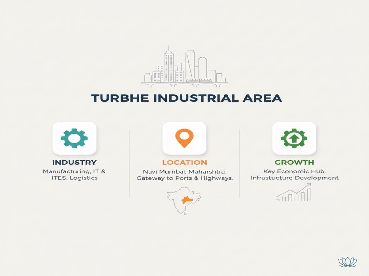 What Is Turbhe Industrial Area? is visible in this image
