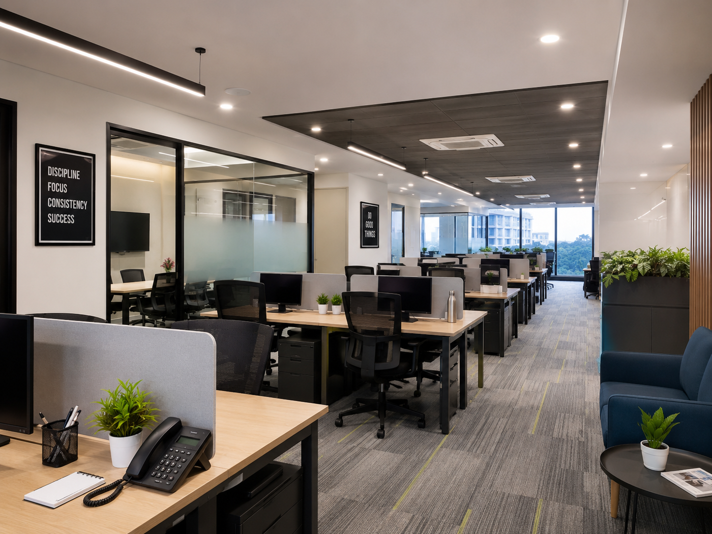 Basement Commercial Space for Rent in Vashi Sector 19