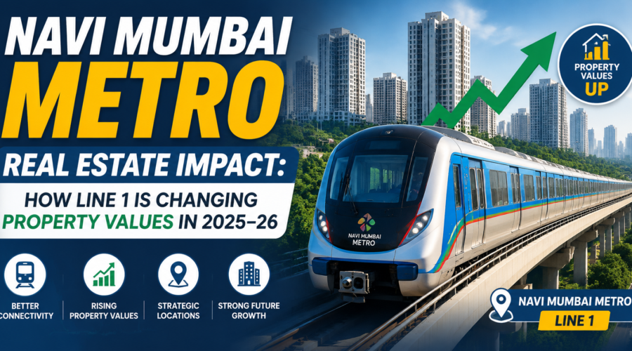 Navi Mumbai Metro Real Estate Impact: How Line 1 Is Changing Property Values in 2025–26